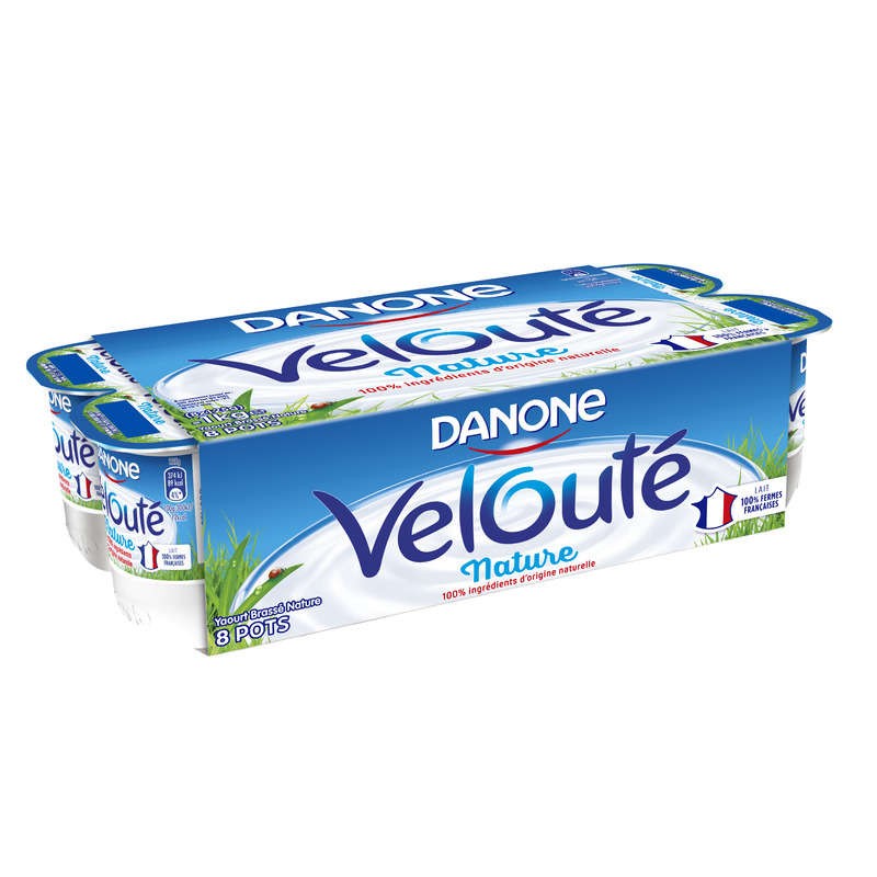 DANONE Velouté Nature - 8x125g