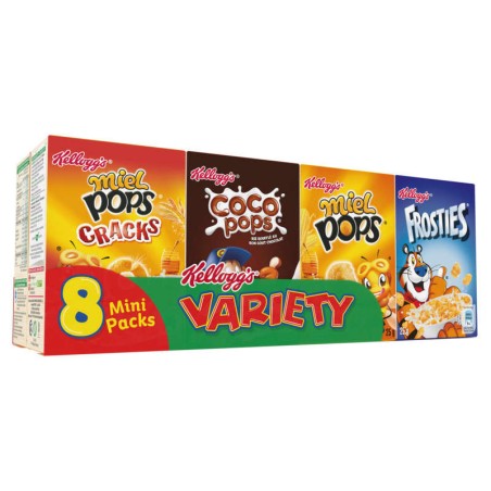 KELLOGG'S 8 mini-paquets de céréales - 215g