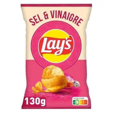 LAY'S Chips Sel & Vinaigre - 130g