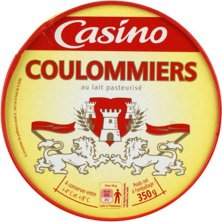 CASINO Coulommiers au lait pasteurisé - 350g