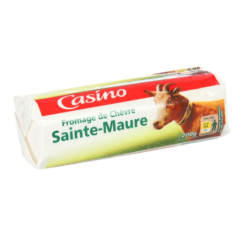 CASINO Fromage de Chèvre Sainte Maure - 200g