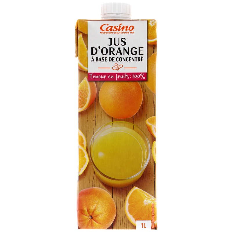 CASINO Jus d'orange - 1L