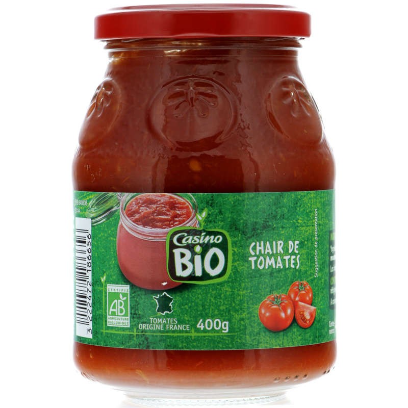 CASINO Pulpe de tomate Bio - 400g