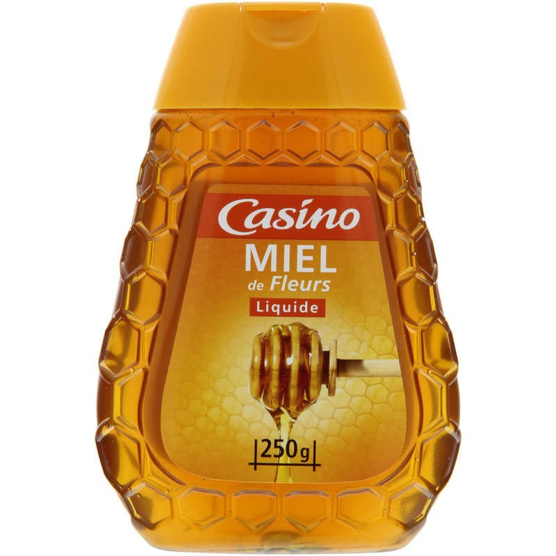 CASINO Miel de fleurs Liquide - 250g