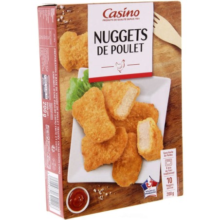 CASINO Nuggets de poulet - 200g