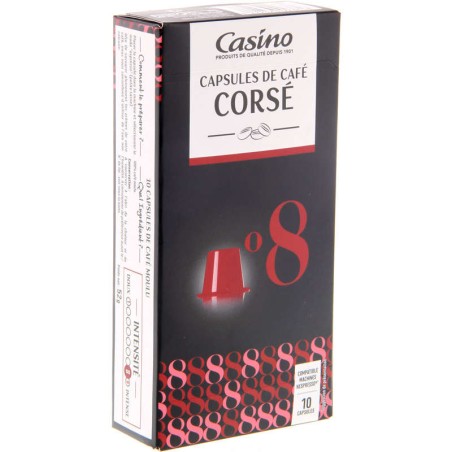 CASINO Capsules de café Corsé - 52g