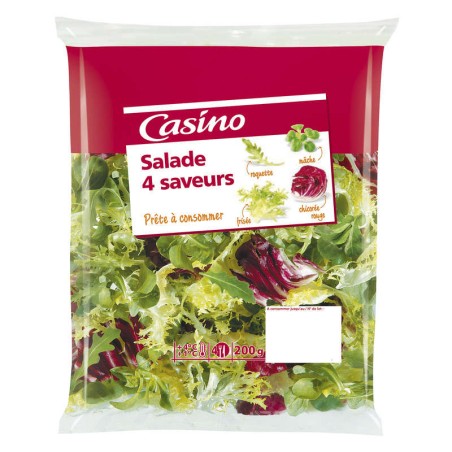 CASINO Salades aux 4 saveurs - 200g