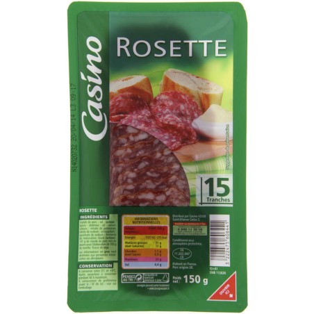 CASINO Rosette 15 tranches - 150g