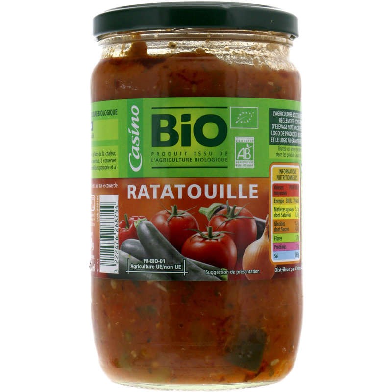 CASINO Ratatouille Bio - 72cl