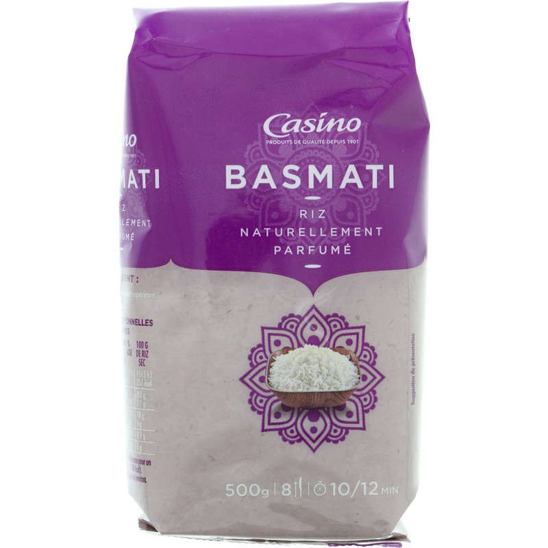 CASINO Riz basmati long grain - 500g