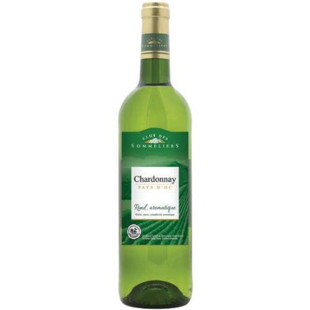 CLUB DES SOMMELIERS Chardonnay blanc Oc IGP - 75cl