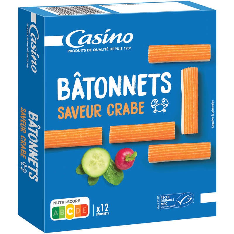 CASINO Bâtonnets de Surimi - 200g