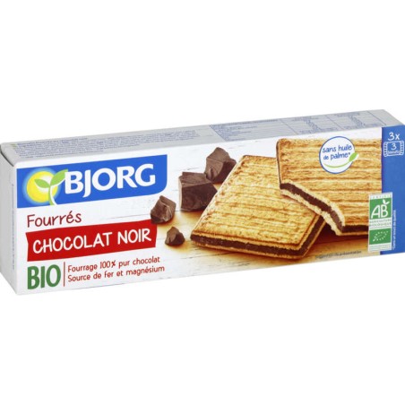 BJORG Goûters au chocolat noir Bio - 225g