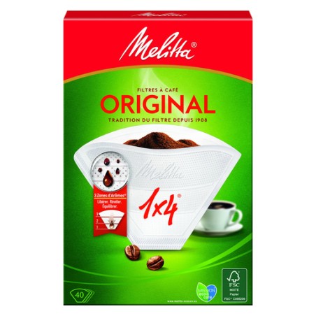 MELITTA Filtres à café n°4 x40 - Unité