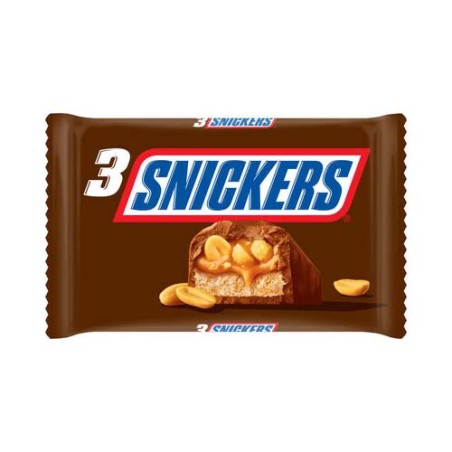 SNICKERS Barres x3 - 150g