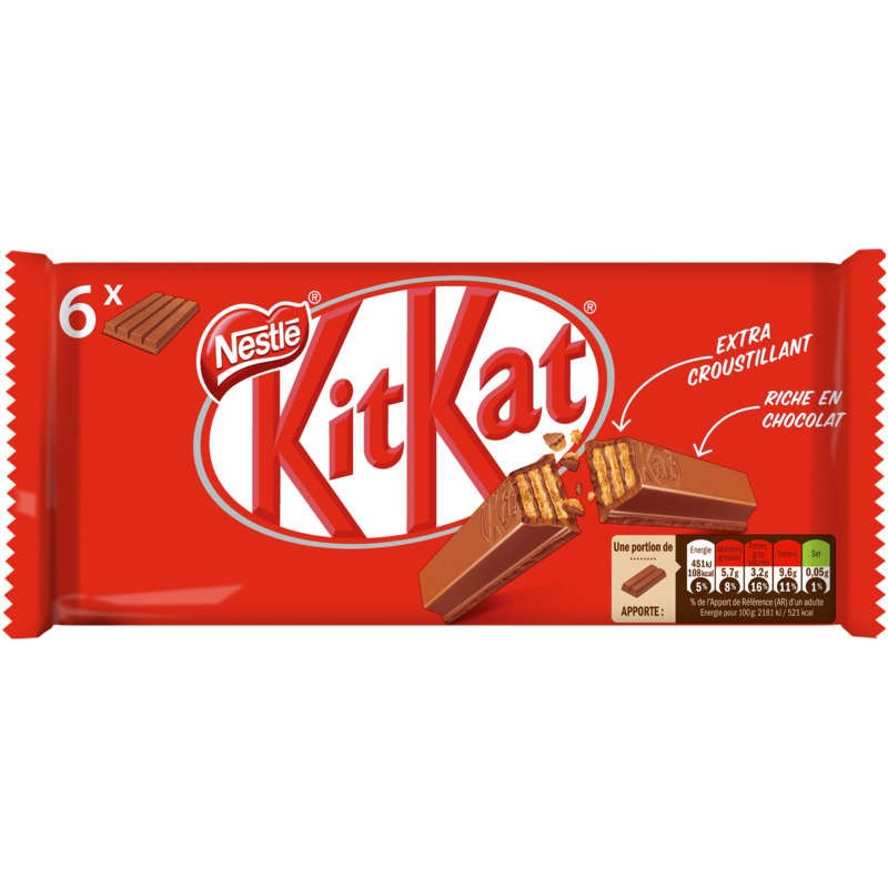 KIT KAT Barres x6 - 250g