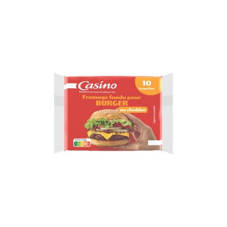 CASINO Fromage fondu hamburger - 200g