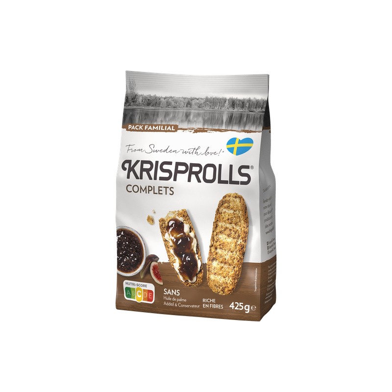 KRISPROLLS Pains Suédois au blé complet - 425g