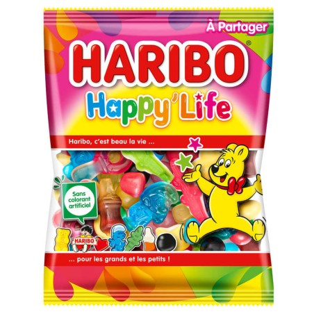 HARIBO Bonbons Happy life - 275g