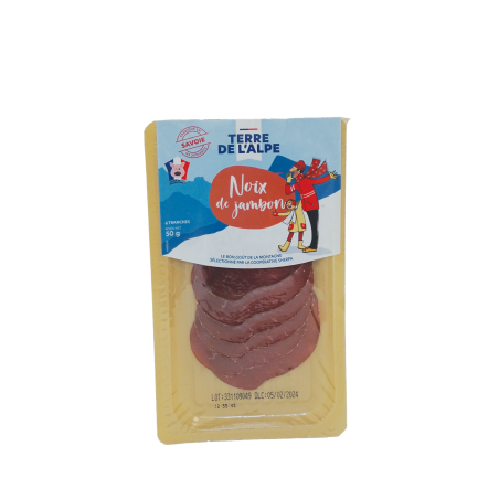 TERRE DE L'ALPE Noix de Jambon 6 tranches - 50g