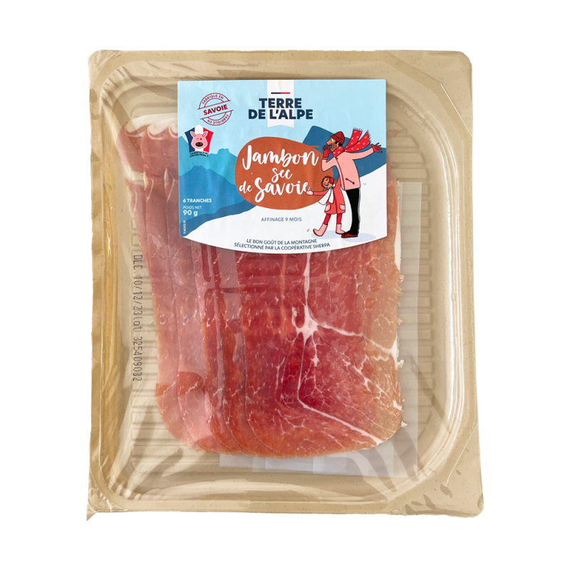 TERRE DE L'ALPE Jambon sec de Savoie - 90g