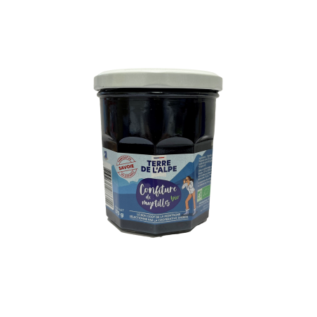 TERRE DE L'ALPE Confiture de Myrtilles sauvages Bio - 370g