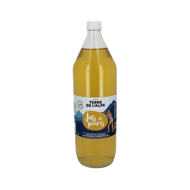 TERRE DE L'ALPE Pur Jus de Poire de Savoie - 1L