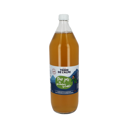 TERRE DE L'ALPE Pur Jus de Pomme trouble de Savoie - 1L