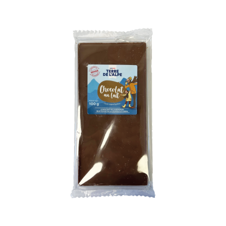 TERRE DE L'ALPE Tablette Chocolat Lait - 100g