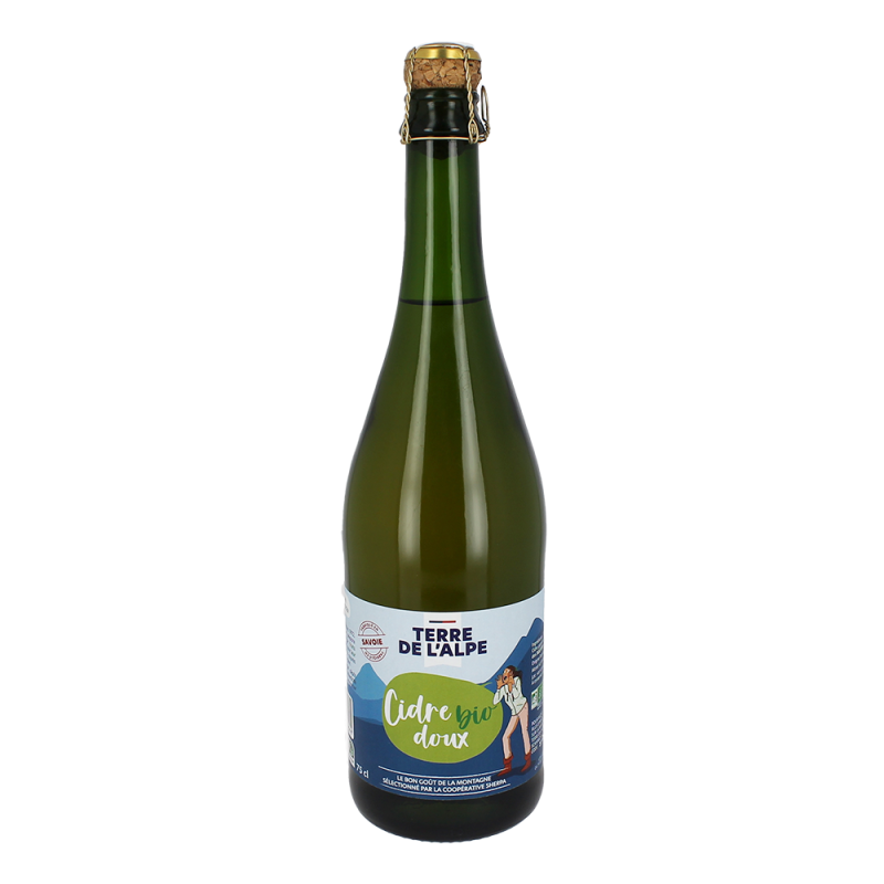 TERRE DE L'ALPE Cidre doux Bio - 75cl