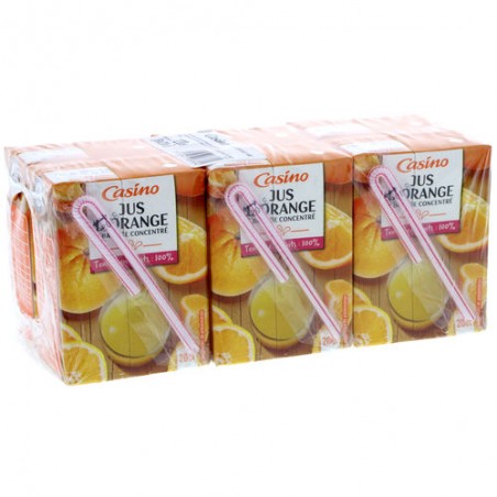 CASINO Jus d'orange - 6x20cl