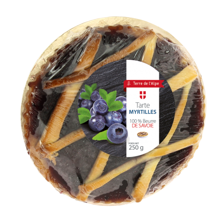 TERRE DE L'ALPE Tarte aux Myrtilles - 250g