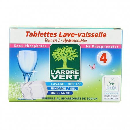 L'ARBRE VERT Tablette Lave vaisselle - x4