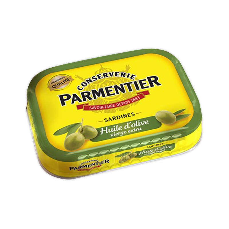 PARMENTIER Sardines à l'huile d'olive 135g PARMENTIER Sardines à l'huile d'olive 135g