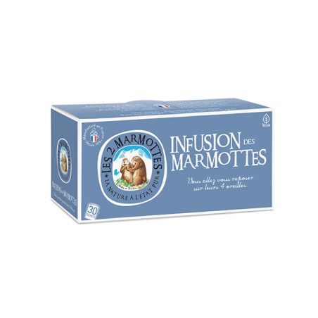 LES 2 MARMOTES Infusion des Marmottes 30 sachets - 48g