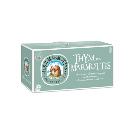 LES 2 MARMOTES Infusion thym 30 sachets - 35g