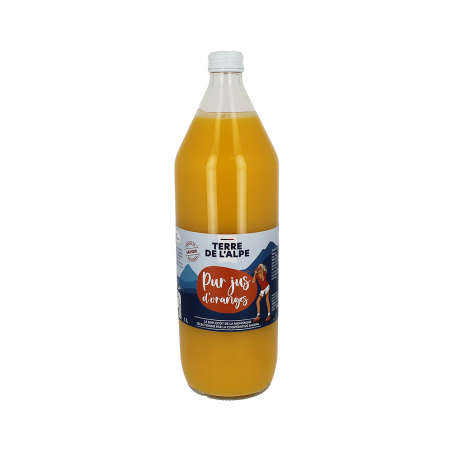 TERRE DE L'ALPE Pur jus d'Orange - 1L