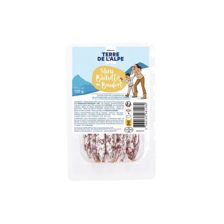 TERRE DE L'ALPE Mini Bûchettes au Beaufort - 120g