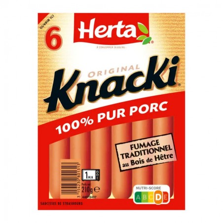 HERTA Knacki Original x6 - 210g