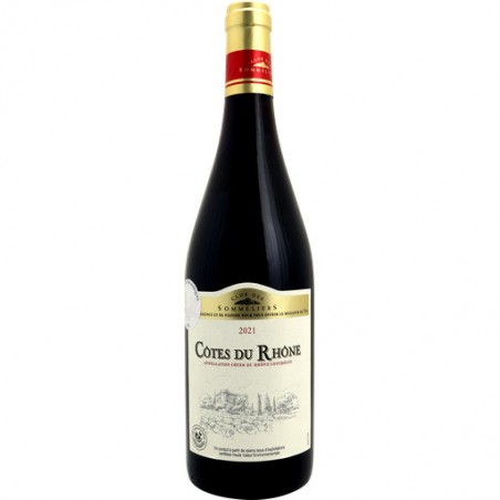 CLUB DES SOMMELIERS Côtes du Rhône Rouge - 75cl