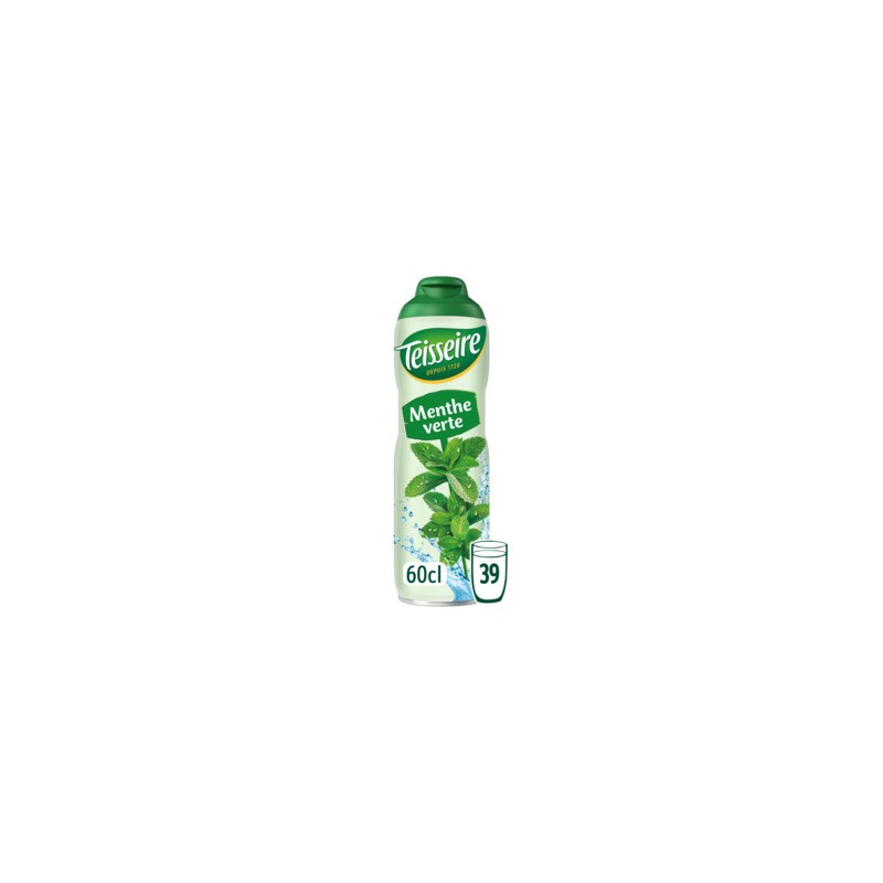 TEISSEIRE Sirop de Menthe Verte - 60cl