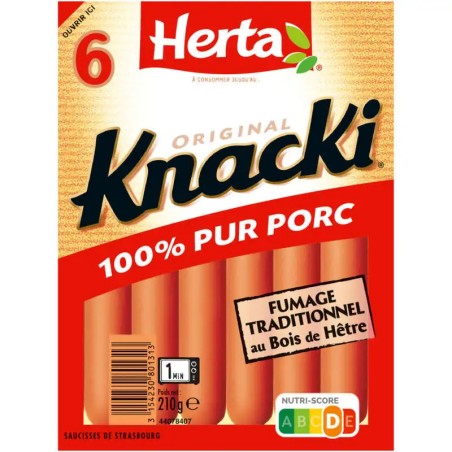 HERTA Knacki Original x6 - 210g